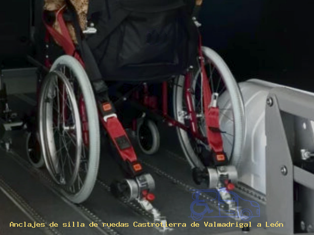 Anclajes de silla de ruedas Castrotierra de Valmadrigal a León